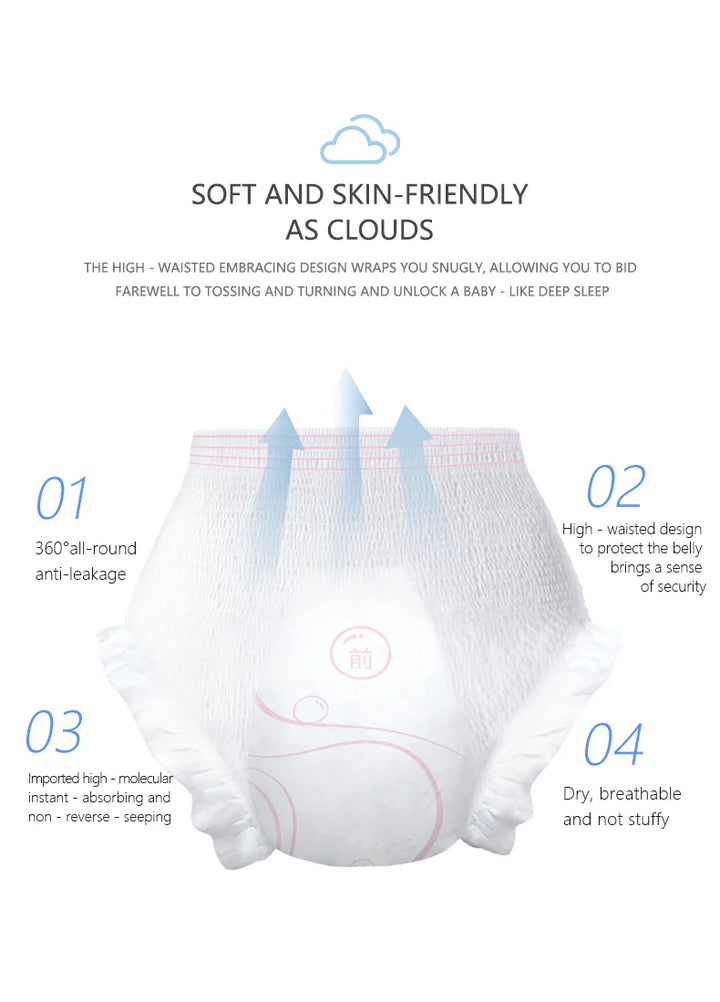 Wholesale Disposable Women Period Pants Comfortable Maternity Sanitary Sleep Pants