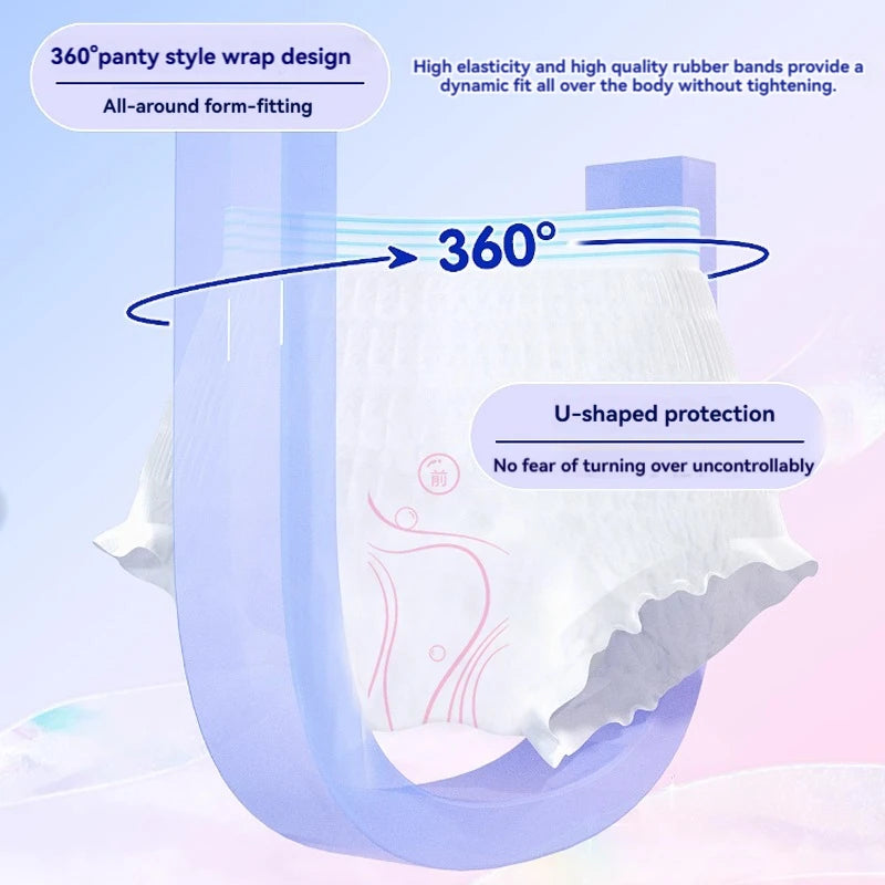 2025 Most Popular Ultra-Thin Super Soft High Absorption English Packaged Disposable Postpartum Underwear