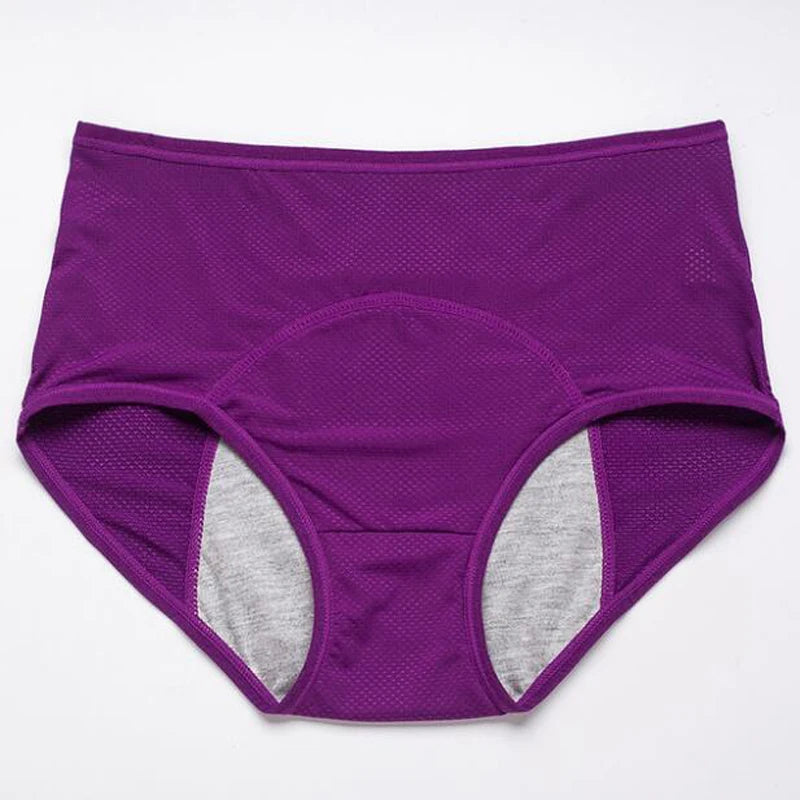 Leak Proof Menstrual Panties Women Underwear Period Cotton Waterproof Briefs Plus Size Female Physiological Breathable Pants