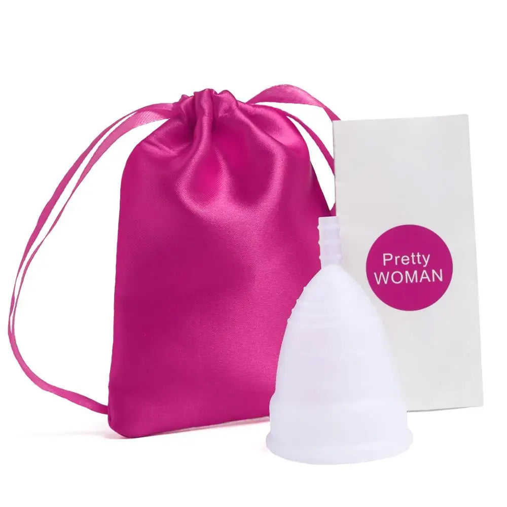 Medical Grade Silicone Menstrual Cup feminine hygiene menstrual cup women Lady menstrual period cup coletor menstrual
