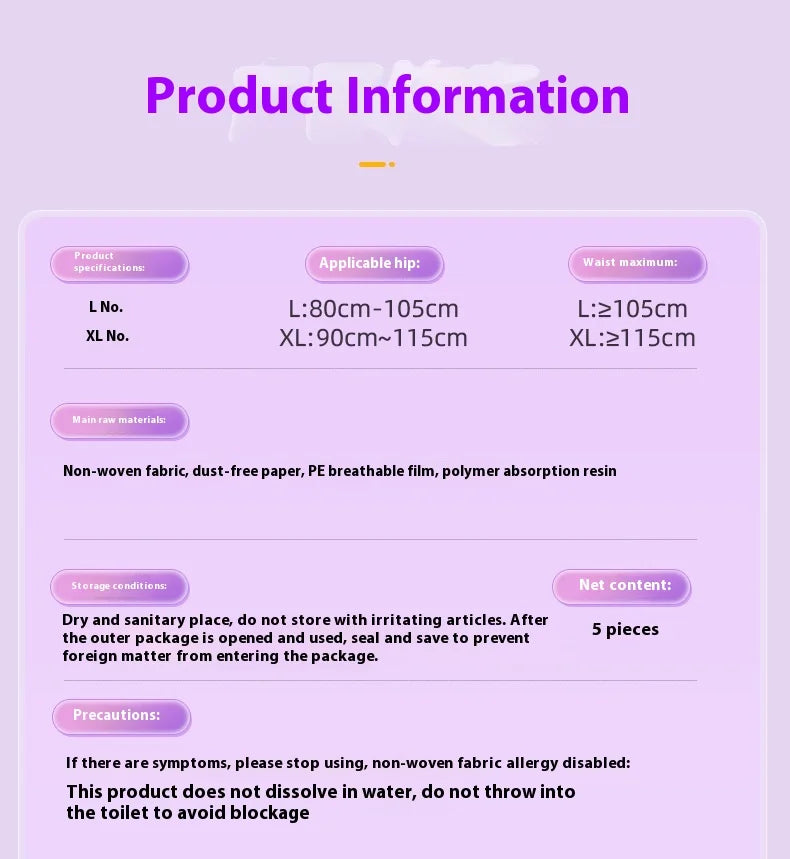 Comfort Sanitary Napkins Night Use Postpartum Maternity Super Sleepy Menstrual Panty