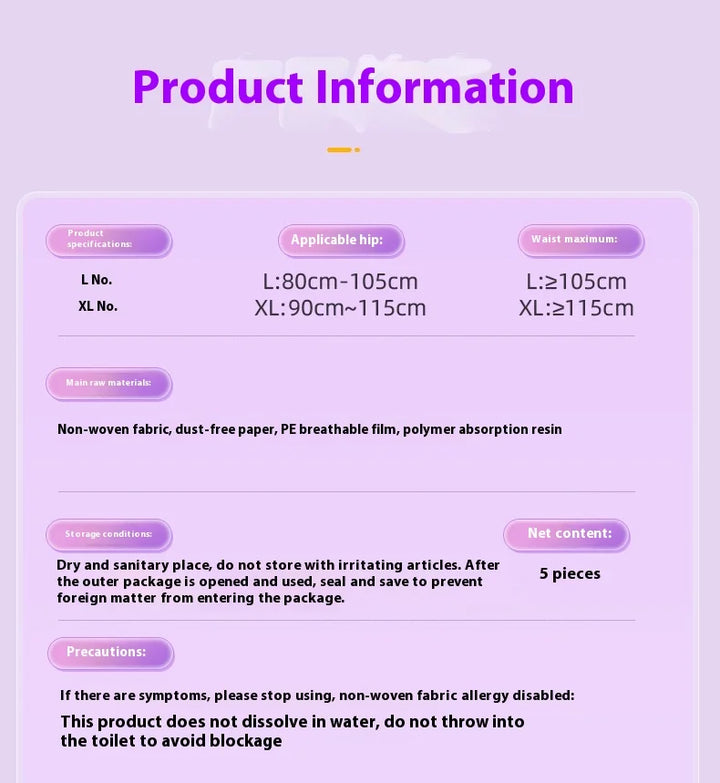 Comfort Sanitary Napkins Night Use Postpartum Maternity Super Sleepy Menstrual Panty