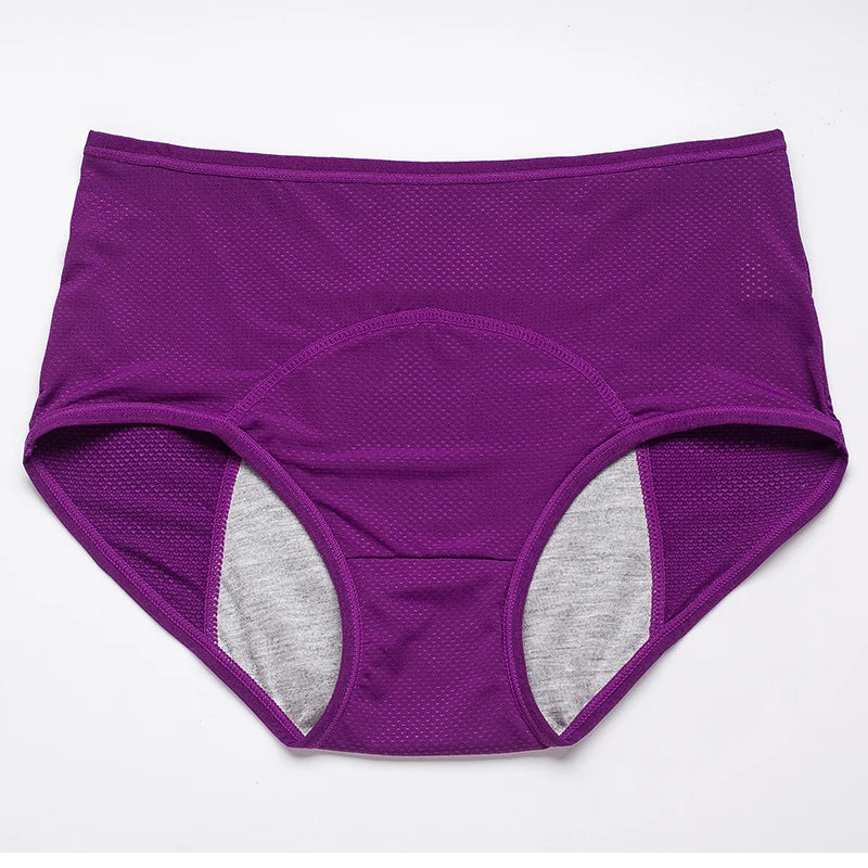 Leak Proof Menstrual Panties Women Underwear Period Cotton Waterproof Briefs Plus Size Female Physiological Breathable Pants