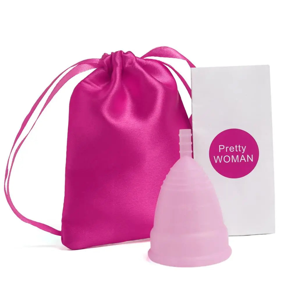 Medical Grade Silicone Menstrual Cup feminine hygiene menstrual cup women Lady menstrual period cup coletor menstrual