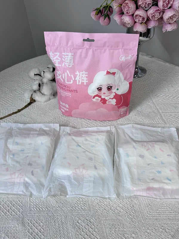 Women's Sanitary Pants Postpartum Women's Disposable Underwear Ladies' Menstrual Pants