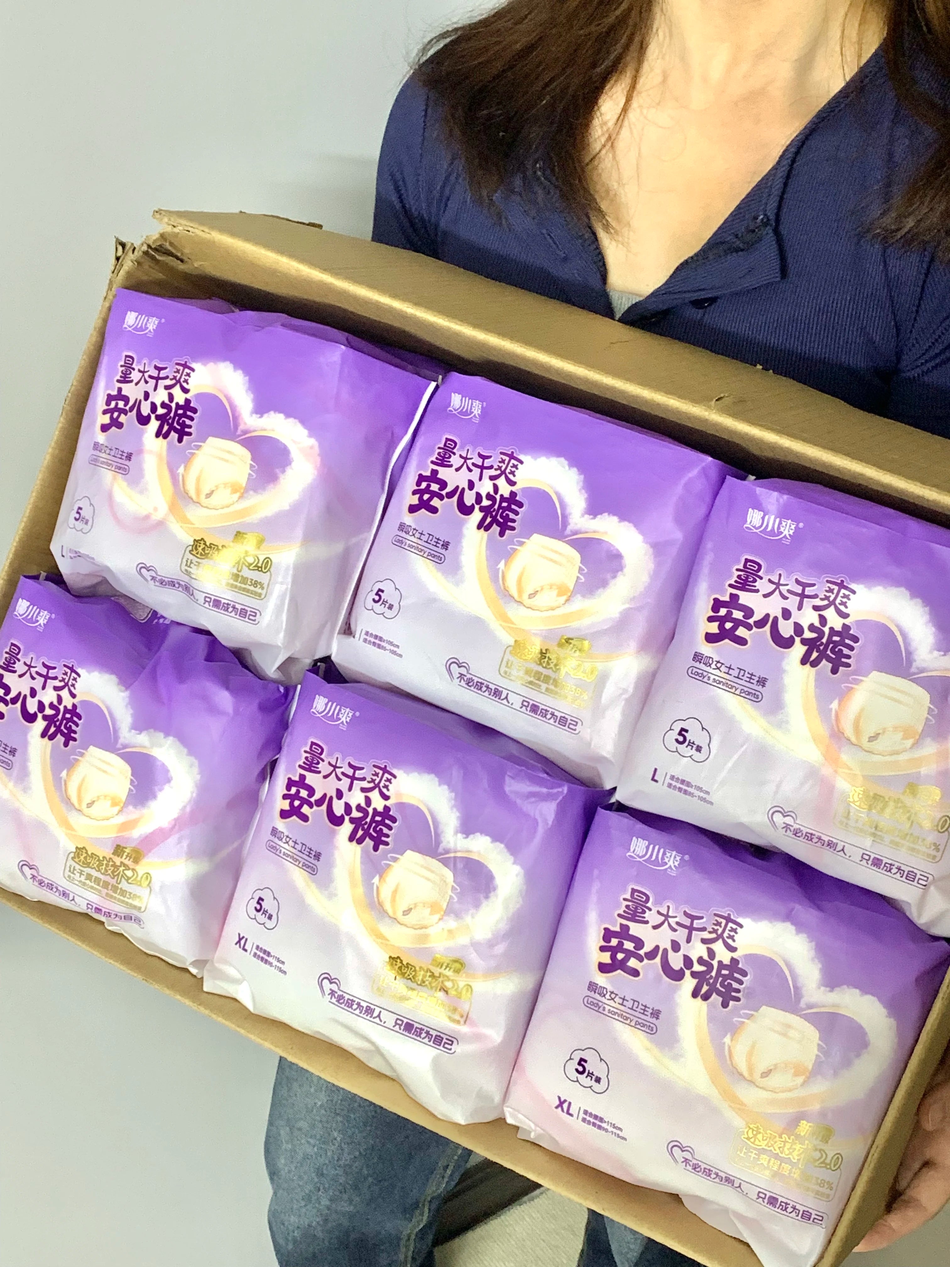 Cheapest Breathable High Absorption Sanitary Pad and Panty for Women Menstrual Period