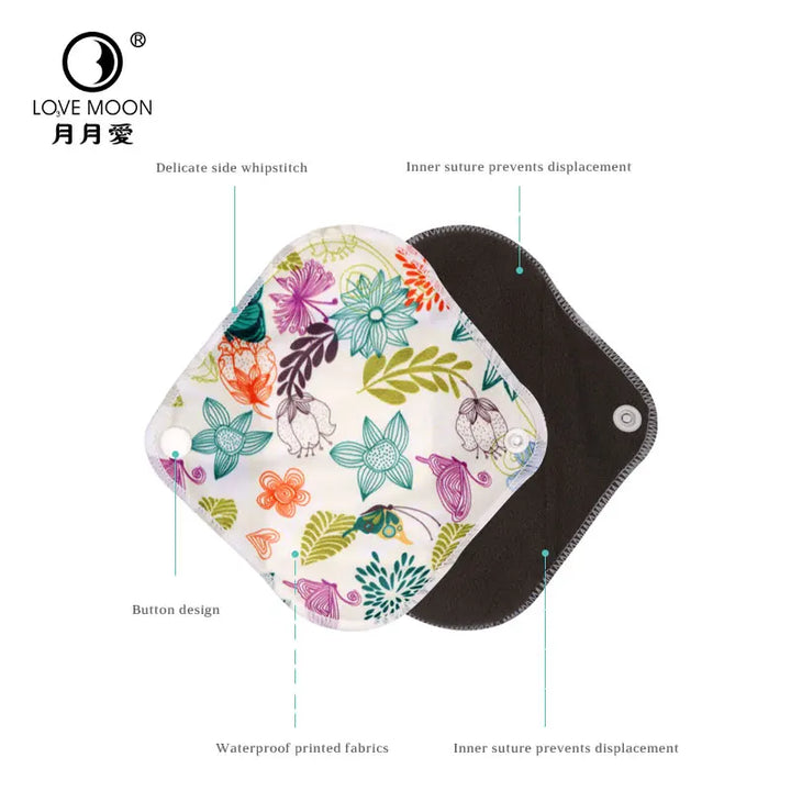 Pads for Monthly Absorbent Menstrual Panties Washable Sanitary Napkin Women Use Period Tampons Women's Reusable Compresses Daily