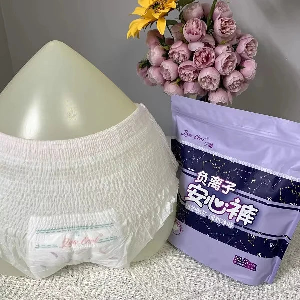 Hot Sale Disposable Women's Menstrual Underwear Sanitary Pants with Anionic Reassurance Pants