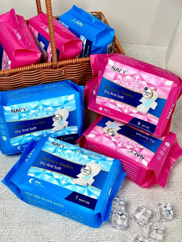 Nafei 2025 Best Quality Super Soft Always Ultra Sanitary Pads with Wings
