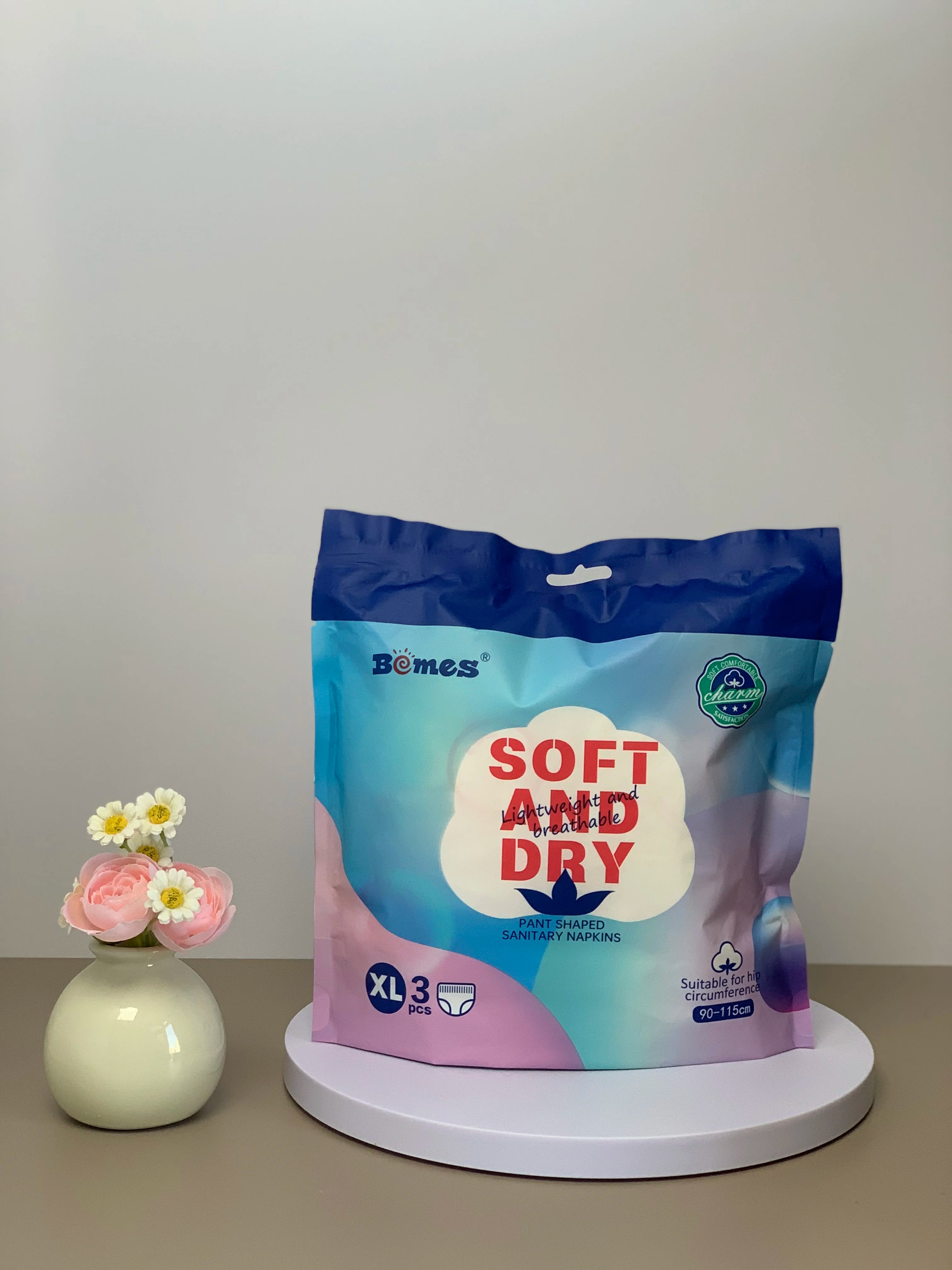 2025 Most Popular Ultra-Thin Super Soft High Absorption English Packaged Disposable Postpartum Underwear