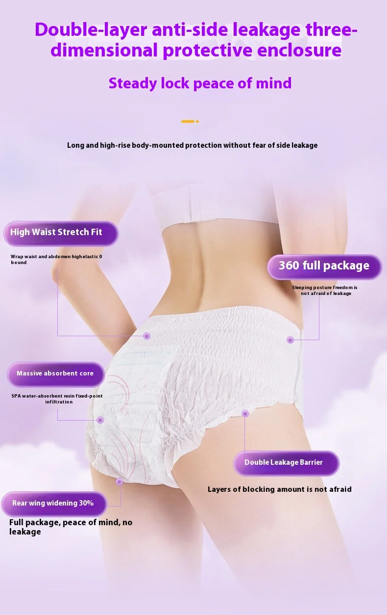 Comfort Sanitary Napkins Night Use Postpartum Maternity Super Sleepy Menstrual Panty