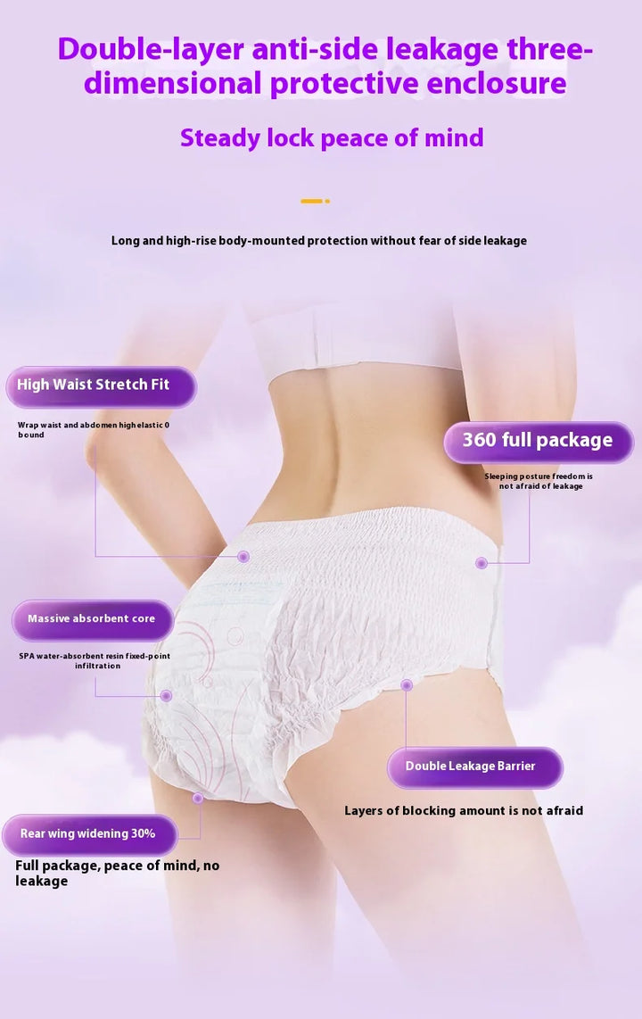 Comfort Sanitary Napkins Night Use Postpartum Maternity Super Sleepy Menstrual Panty
