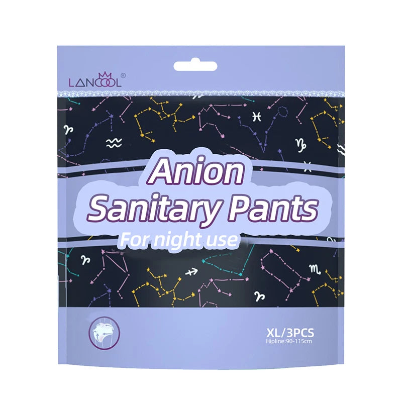 Wholesale Factory Direct Adult Soft Breathable Disposable Women's Sanitary Pants Negative Ion Peace of Mind Pants