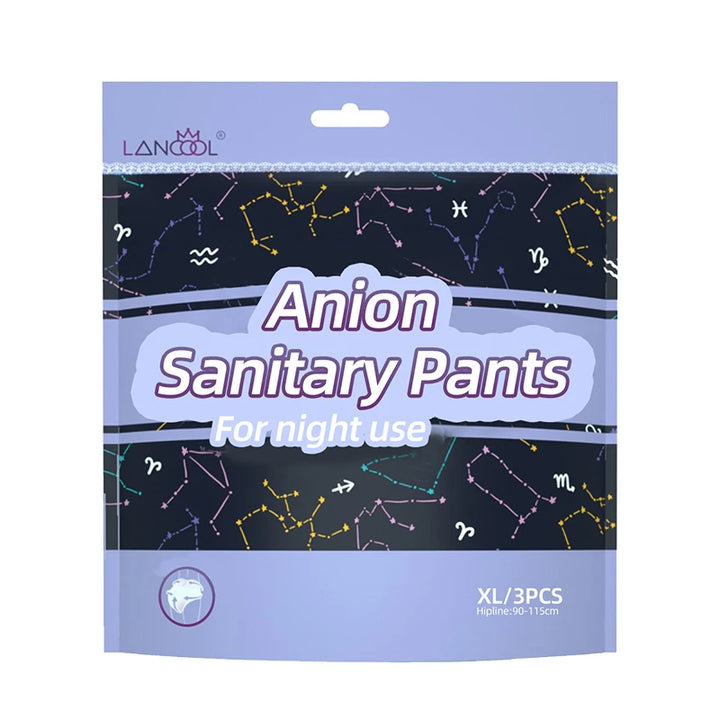 Wholesale Factory Direct Adult Soft Breathable Disposable Women's Sanitary Pants Negative Ion Peace of Mind Pants