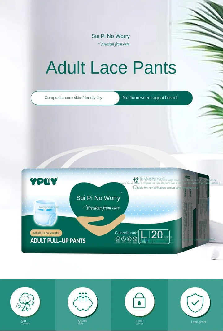 2025 Best Selling Super Absorption Safety and Comfortable All-In-One Underwear-Style Diapers Adult Pull-Up Pants