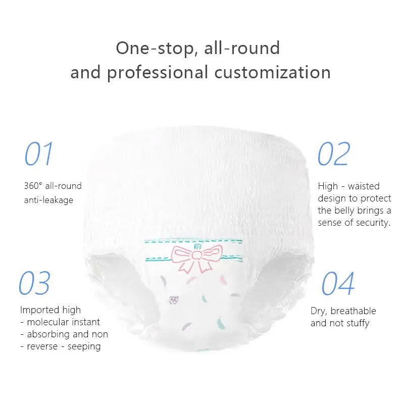 Maternity Sanitary Pants Disposable Women Period Panties Wholesale Bulk Supply