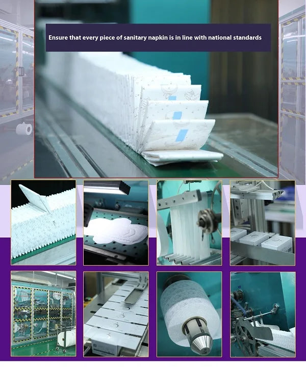 Feminine Hygiene Products Disposable Ladies Sanitary Napkins Wholesale Negative Ion Pads