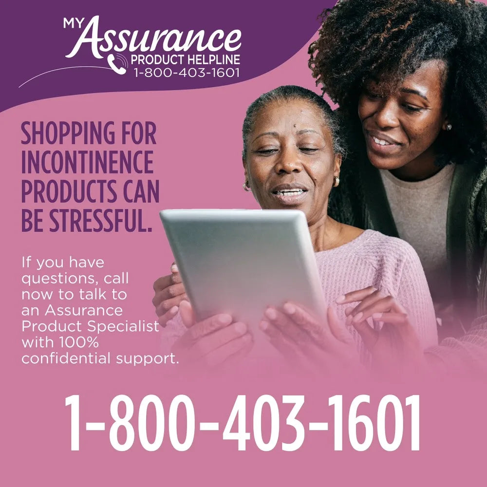 Assurance Women's Incontinence and Postpartum Underwear, L, Maximum Absorbency, 19 Count