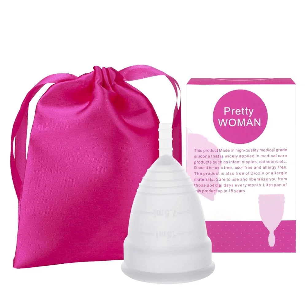 Menstrual Cup of Medical Silicone Feminine Hygiene Lady Period Cup Women Cup Coletor Menstrual Copa Menstrual De Silicona Medica