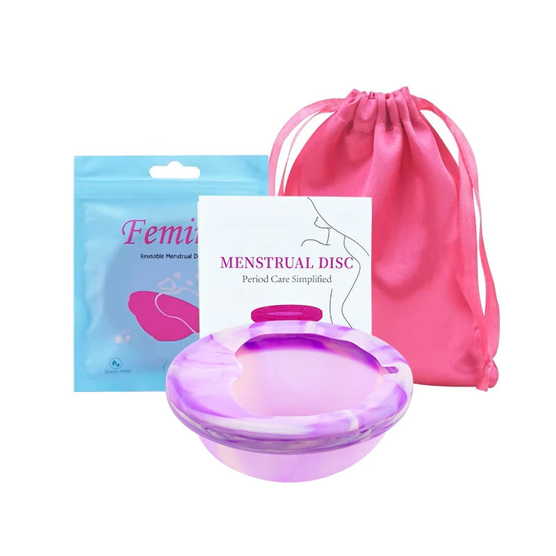 100% Medical Silicone Menstrual Disc Menstrual Cup Period Menstrual Collector Menstruation Disc Women Health Care Hygiene