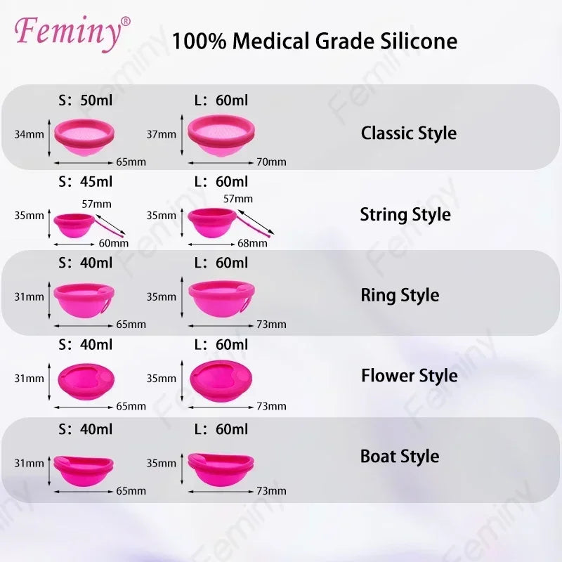 100% Medical Silicone Menstrual Disc Menstrual Cup Period Menstrual Collector Menstruation Disc Women Health Care Hygiene