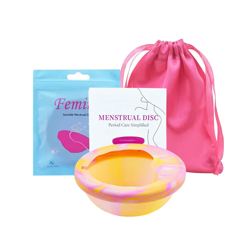 100% Medical Silicone Menstrual Disc Menstrual Cup Period Menstrual Collector Menstruation Disc Women Health Care Hygiene