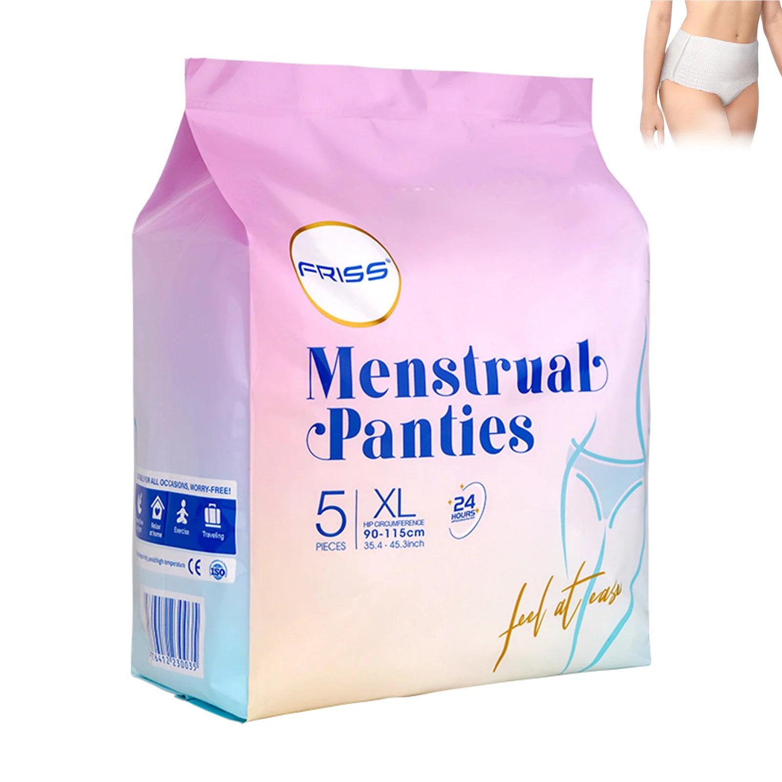 Woman Disposable Period Underwear Ultimate Max Absorbency Diapers Ideal For Overnight Use MIAO-US