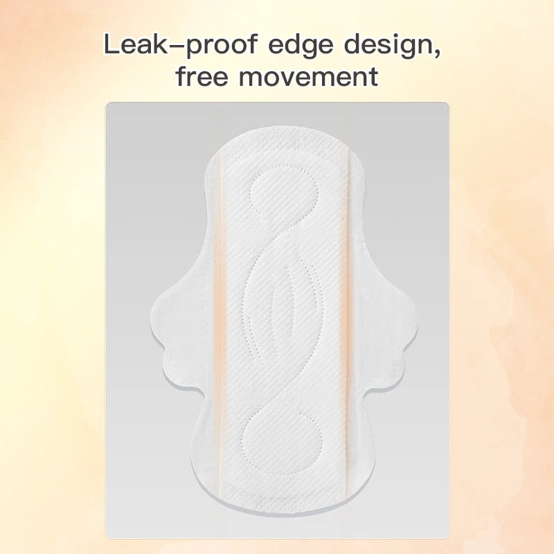 Sanitary Pads for Period Ultra-Thin Extra Heavy Absorbency Sanitary Napkins with Wings, Suspended Body Fully Leak-proof