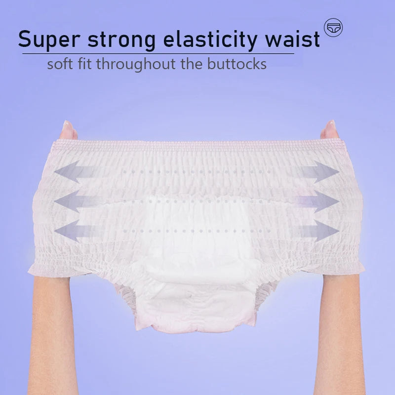 Disposable Overnight Period Pants – 10 Pack | Ultra-Thin, Postpartum Care