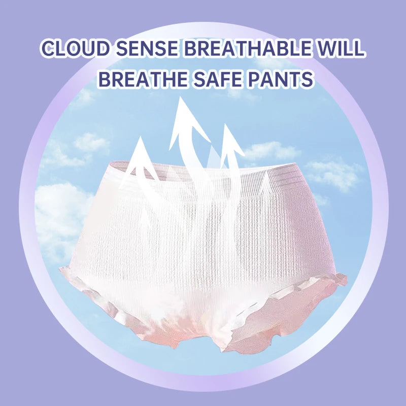 Disposable Overnight Period Pants – 1 Pack | Ultra-Thin, Postpartum Care