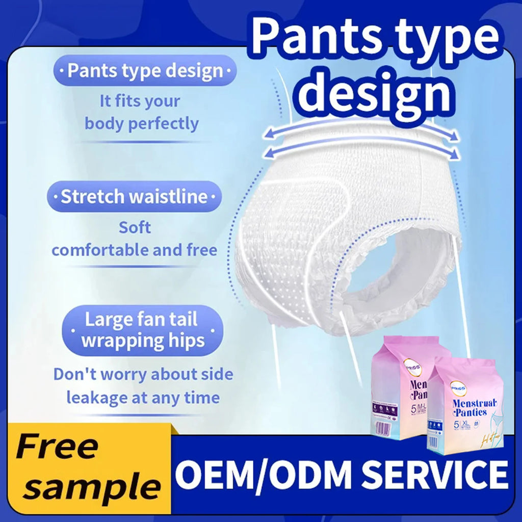 Disposable Period Underwear – 5 Pack | Heavy Flow, Overnight Protection