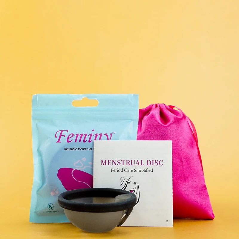 100% Medical Silicone Menstrual Disc Menstrual Cup Period Menstrual Collector Menstruation Disc Women Health Care Hygiene