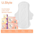 Sanitary Pads for Period Ultra-Thin Extra Heavy Absorbency Sanitary Napkins with Wings, Suspended Body Fully Leak-proof