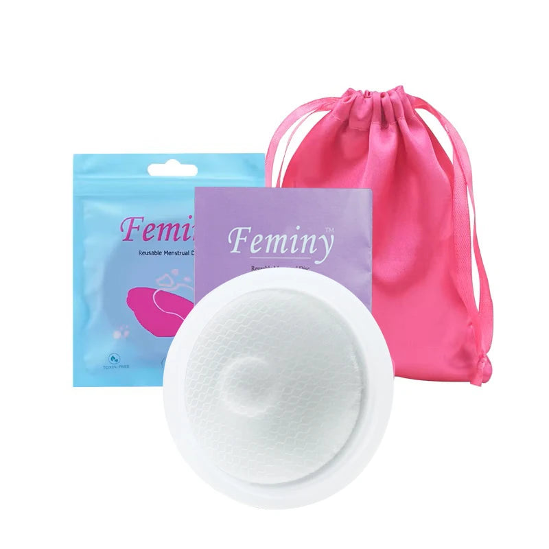 100% Medical Silicone Menstrual Disc Menstrual Cup Period Menstrual Collector Menstruation Disc Women Health Care Hygiene