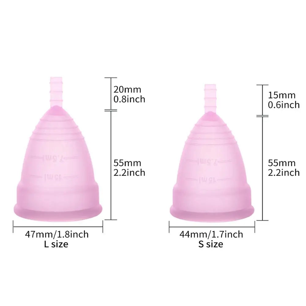 Menstrual Cup of Medical Silicone Feminine Hygiene Lady Period Cup Women Cup Coletor Menstrual Copa Menstrual De Silicona Medica