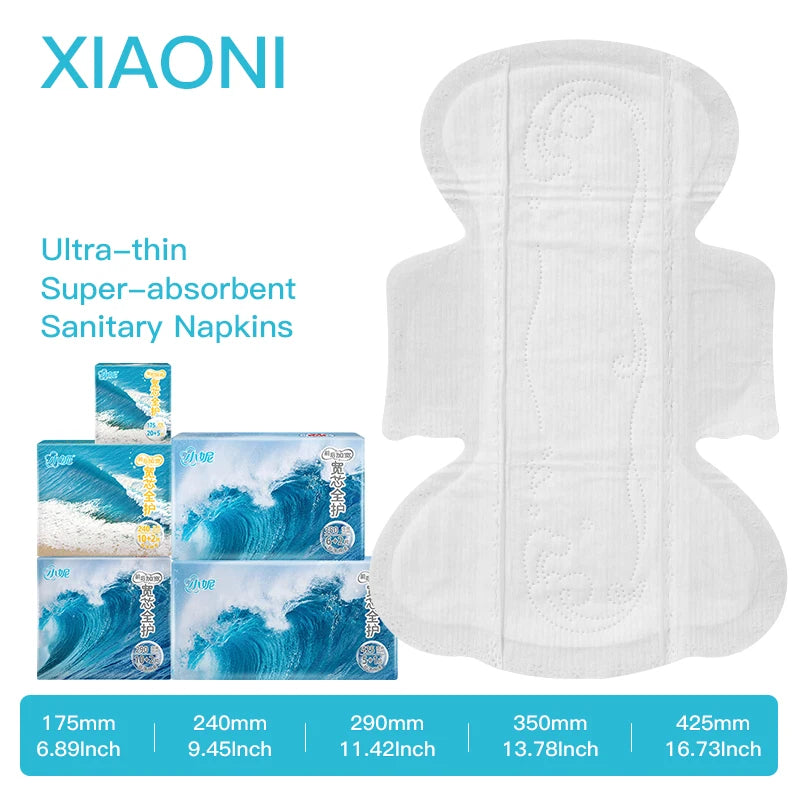 Ultra Thin Sanitary Pads for Menstruation, Incontinence Pads for Women With Wings Maximum Absorbency Wider Design for Comprehens