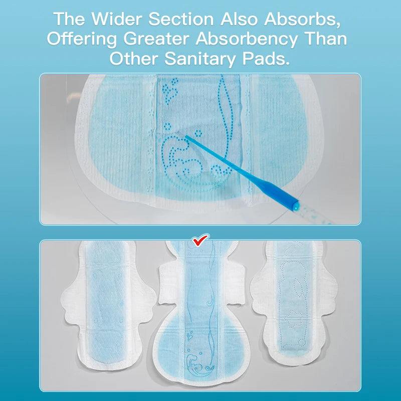 Ultra Thin Sanitary Pads for Menstruation, Incontinence Pads for Women With Wings Maximum Absorbency Wider Design for Comprehens