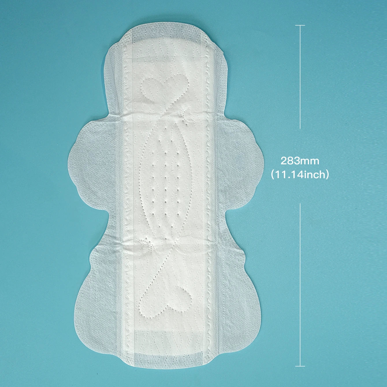 283mm Ultra-Thin Sanitary Napkins for Period, Maximum Absorbency Leak-Proof Sanitary Pads for Night with Wings 40Pcs