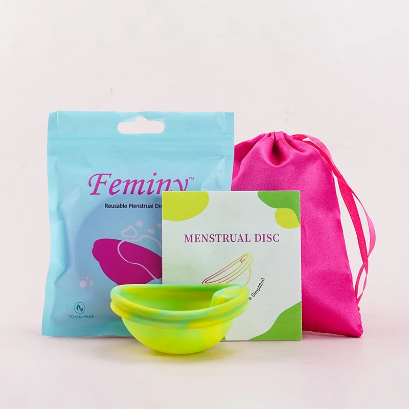 100% Medical Silicone Menstrual Disc Menstrual Cup Period Menstrual Collector Menstruation Disc Women Health Care Hygiene
