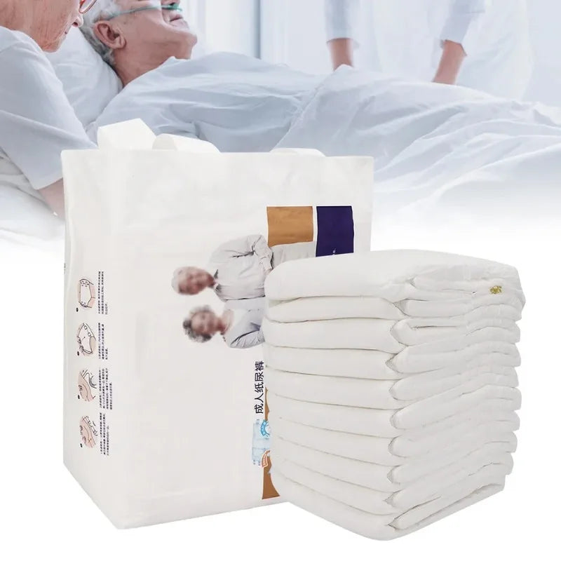 Disposable Adults Diaper Elderly Anti Side Leakage Puerpera Incontinence Urinal Diaper Physiological Pants Safety Trousers 10pcs