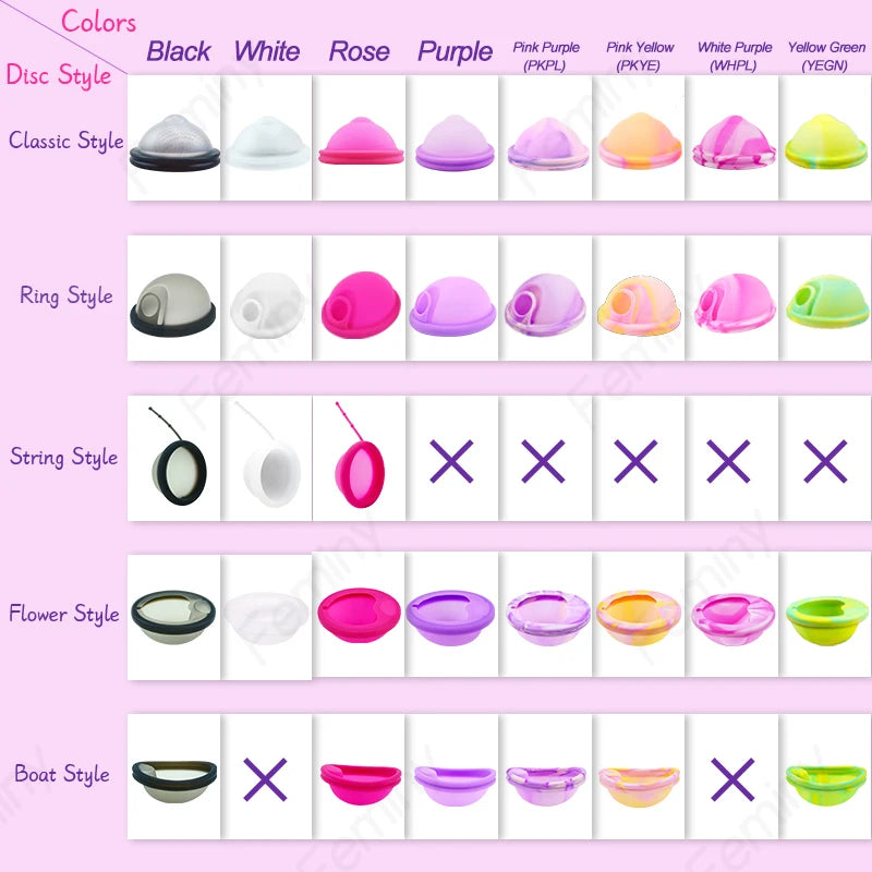 100% Medical Silicone Menstrual Disc Menstrual Cup Period Menstrual Collector Menstruation Disc Women Health Care Hygiene