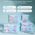 Ultra-absorbent Sanitary Pads for Menstrual, Leak-proof Periods Pads, Ultra-thin and Breathable Sanitary Napkins with Wings