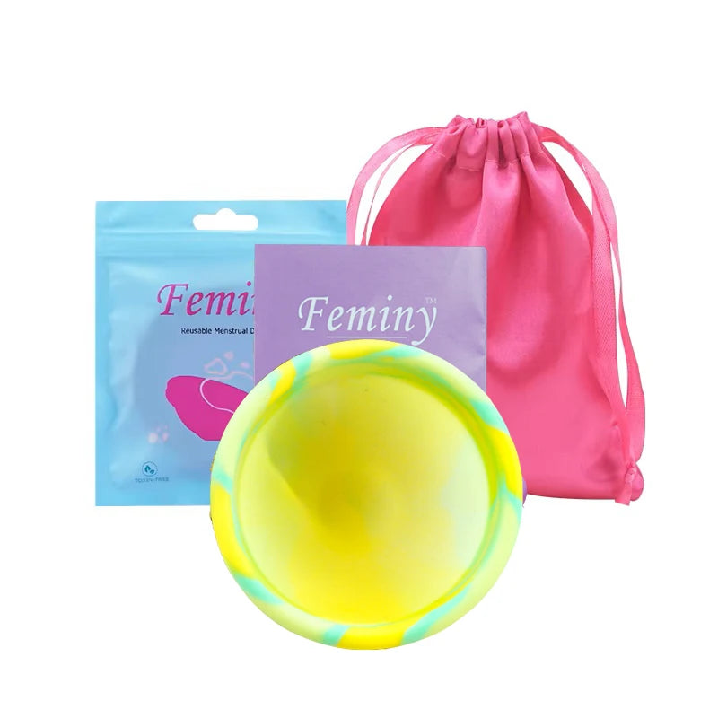 100% Medical Silicone Menstrual Disc Menstrual Cup Period Menstrual Collector Menstruation Disc Women Health Care Hygiene