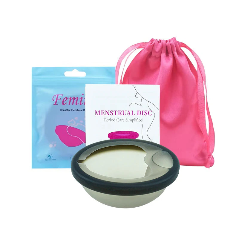 100% Medical Silicone Menstrual Disc Menstrual Cup Period Menstrual Collector Menstruation Disc Women Health Care Hygiene