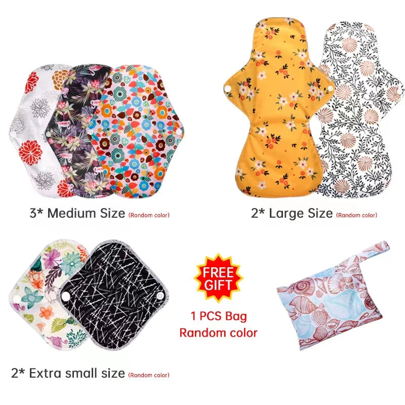 Pads for Monthly Absorbent Menstrual Panties Washable Sanitary Napkin Women Use Period Tampons Women's Reusable Compresses Daily