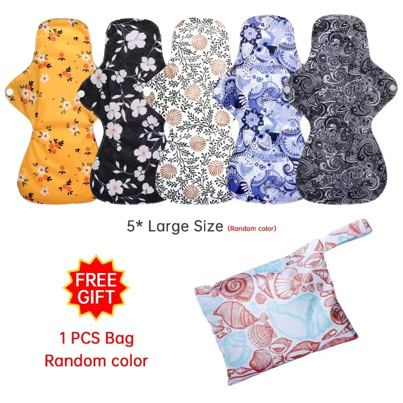 Pads for Monthly Absorbent Menstrual Panties Washable Sanitary Napkin Women Use Period Tampons Women's Reusable Compresses Daily