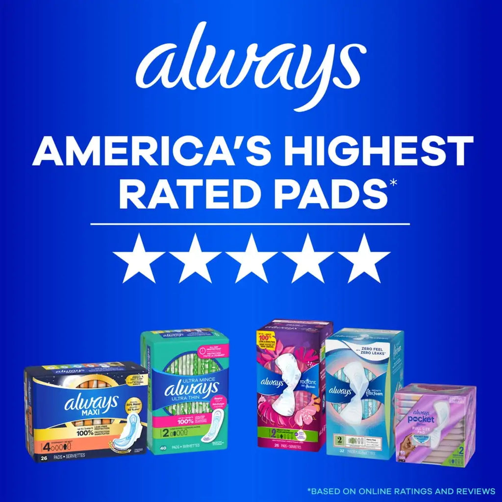 Household Favorite! | Large capacity | Ultra Thin Overnight Pads with Wings for Heavy Flow Long Lasting Protection  Sanitary Napkins