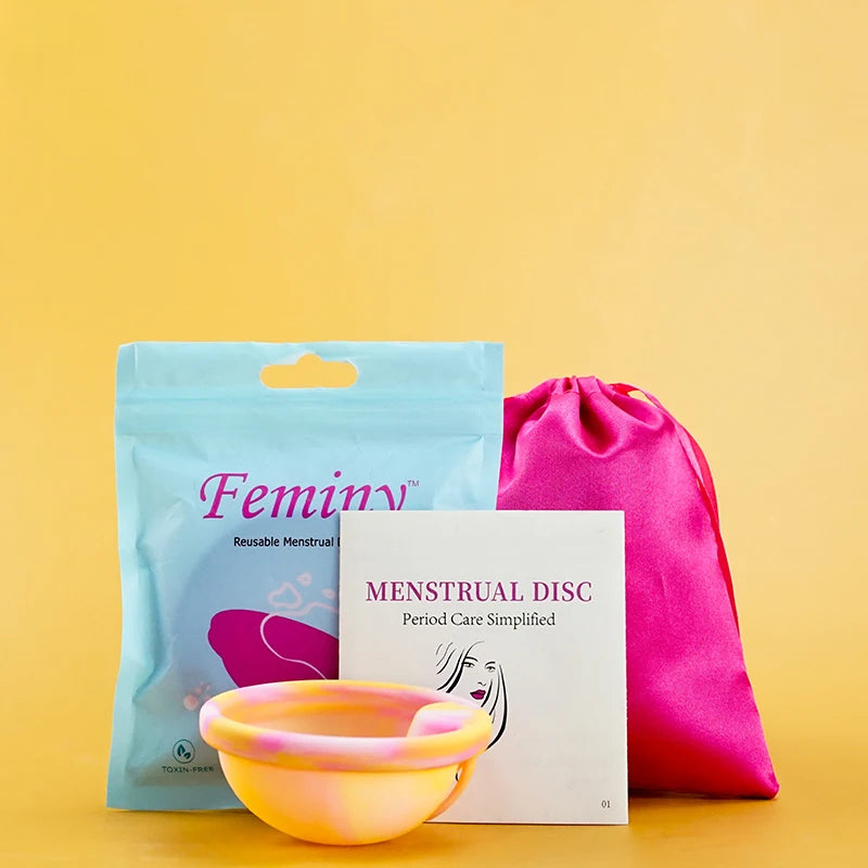 100% Medical Silicone Menstrual Disc Menstrual Cup Period Menstrual Collector Menstruation Disc Women Health Care Hygiene