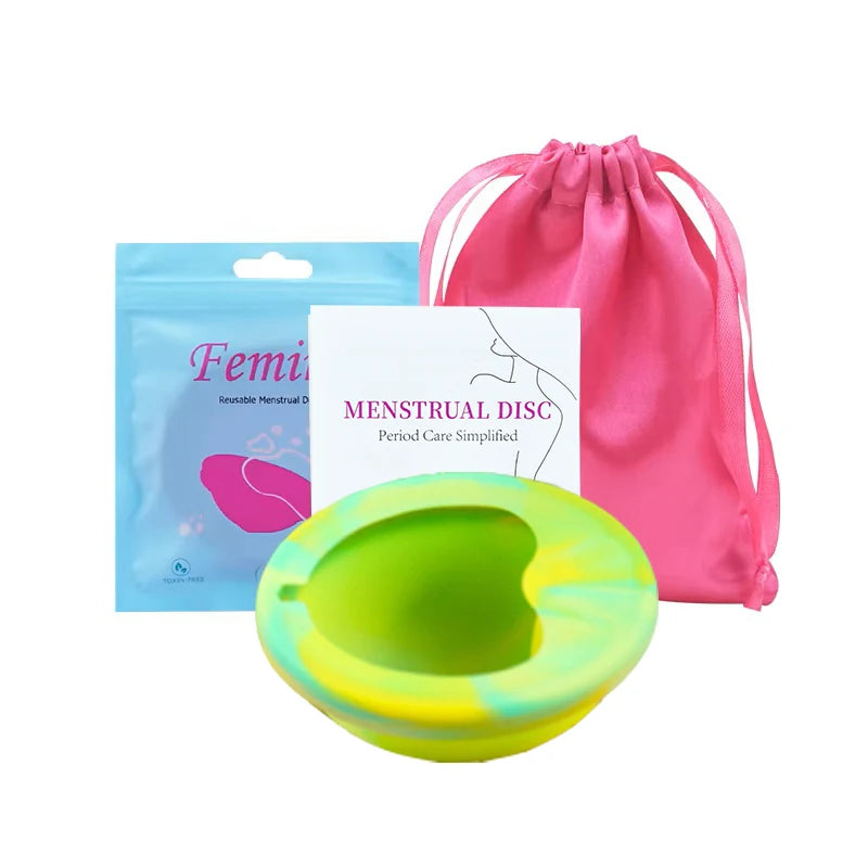 100% Medical Silicone Menstrual Disc Menstrual Cup Period Menstrual Collector Menstruation Disc Women Health Care Hygiene