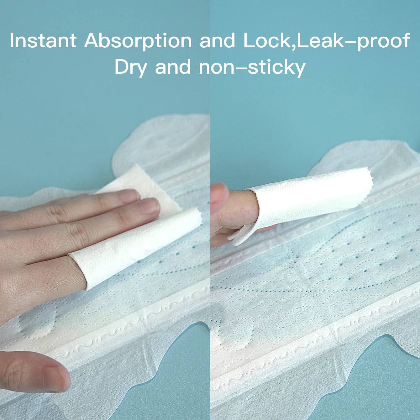 283mm Ultra-Thin Sanitary Napkins for Period, Maximum Absorbency Leak-Proof Sanitary Pads for Night with Wings 40Pcs